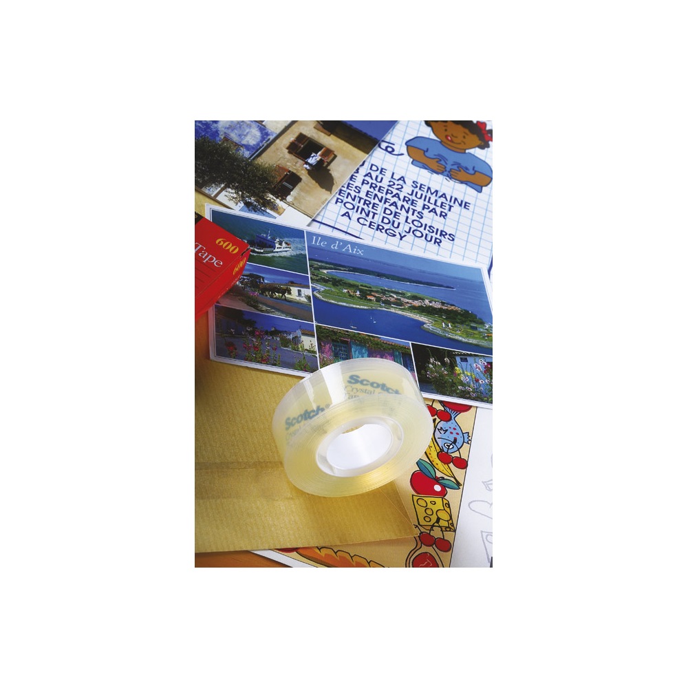 Ragasztószalag 19mmx33m 3M Scotch 600 kristálytiszta - Image 5