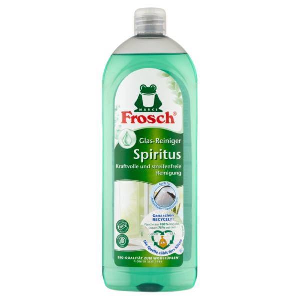 Ablaktisztító utántöltő 750 ml Frosch spirituszos