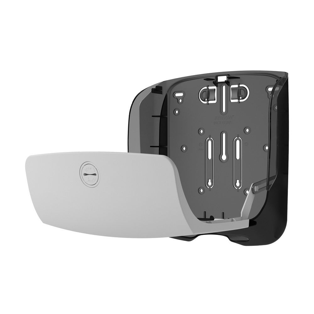 Adagoló hajtogatott kéztörlőhöz műanyag Mini Katrin System_88942 fehér - Image 2