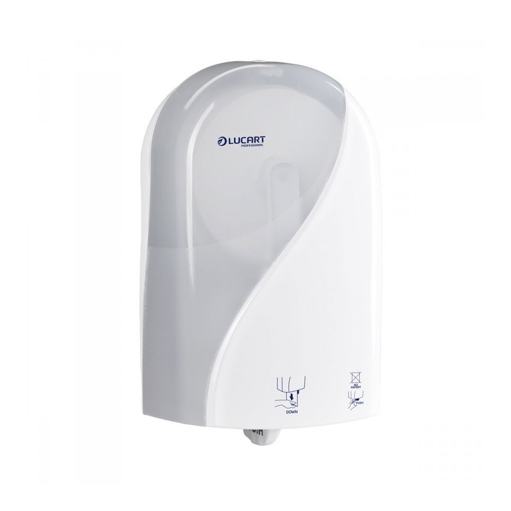 Adagoló toalettpapírhoz műanyag fehér/áttetsző Identity Toilet 2.0 Lucart_892991