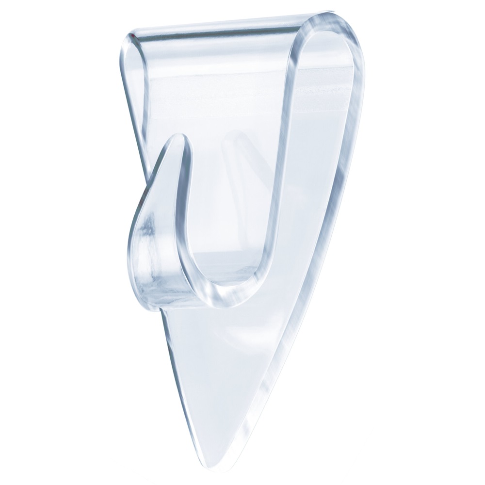 Akasztó öntapadós műanyag 0,2 kg teherbírású 5 darab/bliszter Tesa Powerstrips átlátszó - Image 4