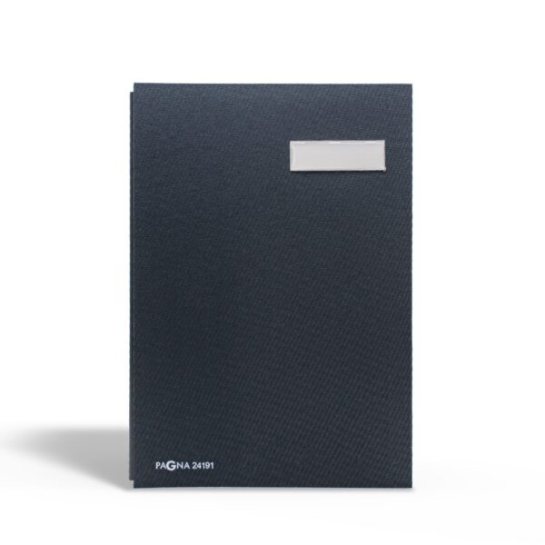 Aláírókönyv, 20lap, A4 Pagna 24191 vászon borító fekete