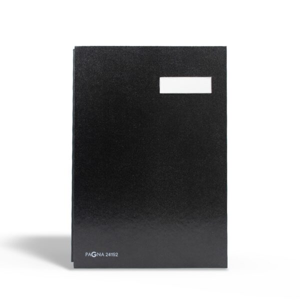 Aláírókönyv, 20lap, A4 Pagna 24192 műanyag borító fekete