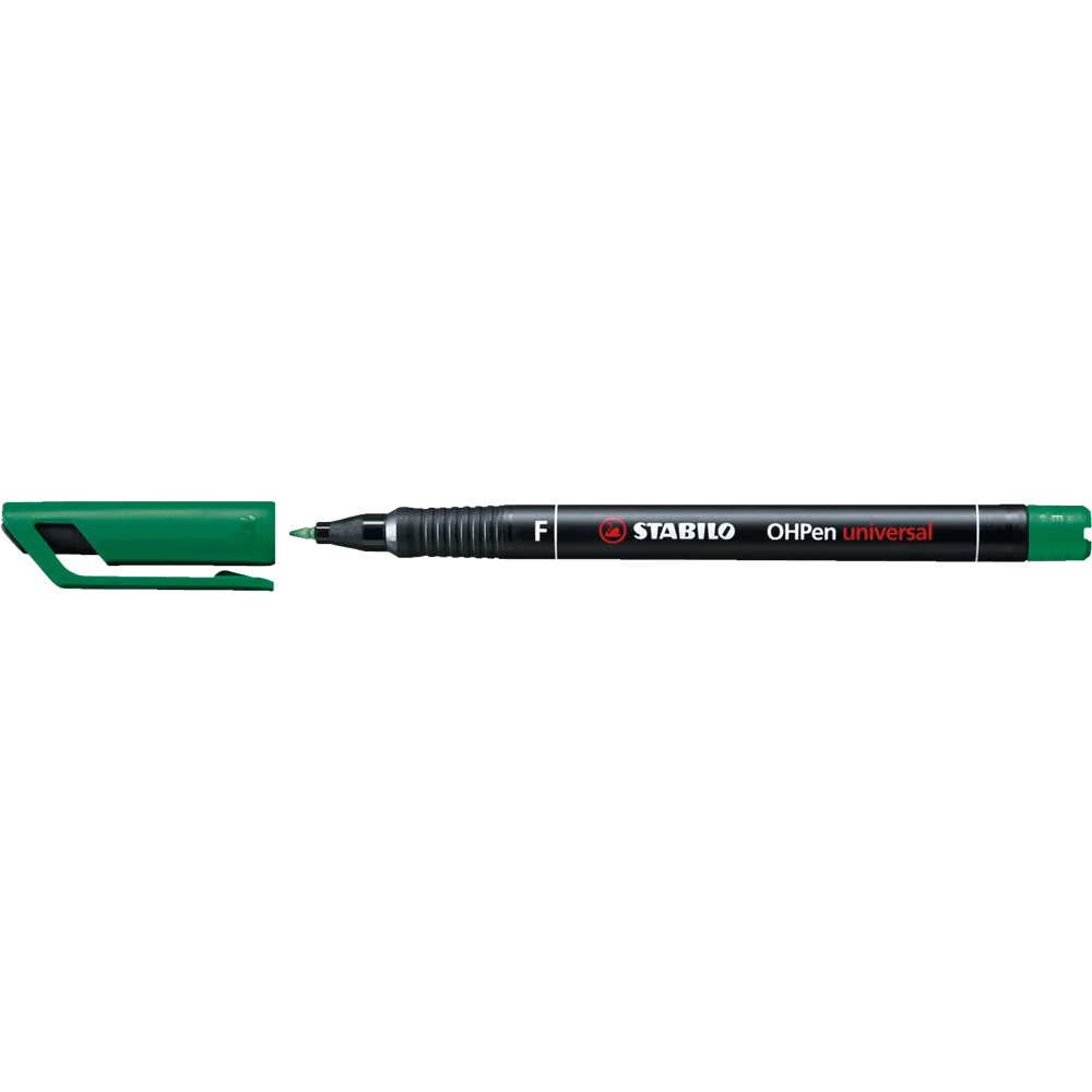 Alkoholos marker 0,7mm, STABILO OHPen F zöld