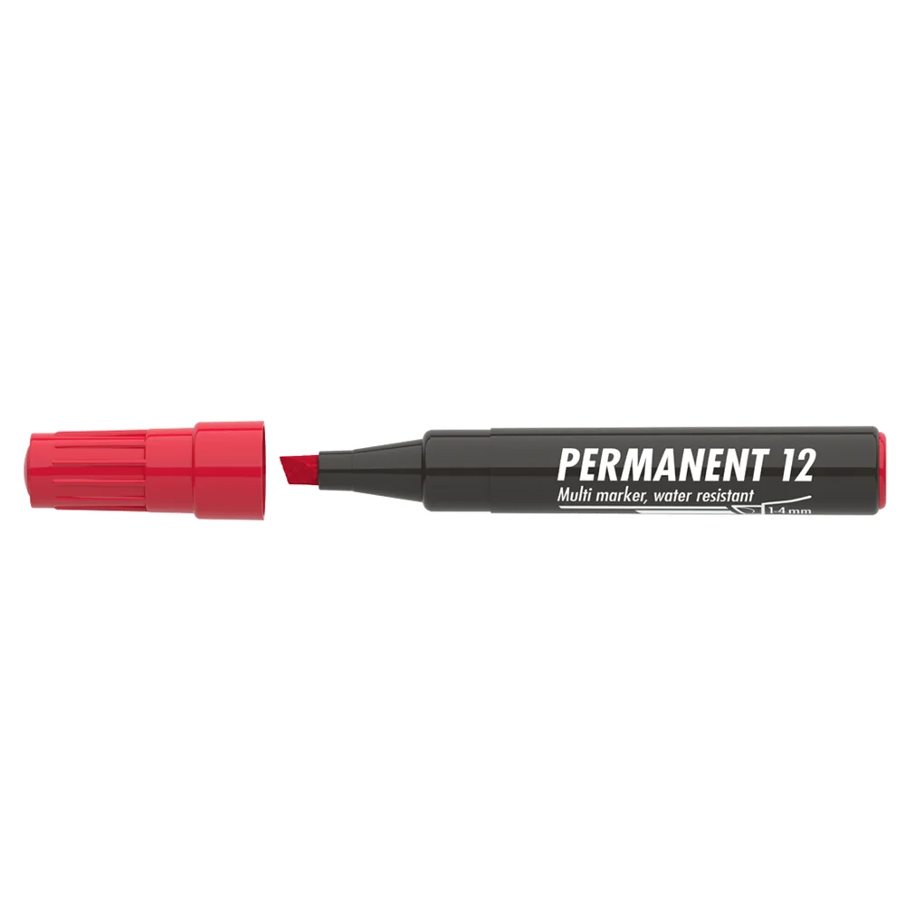 Alkoholos marker 1-4mm, vágott Ico 12 piros - Image 6