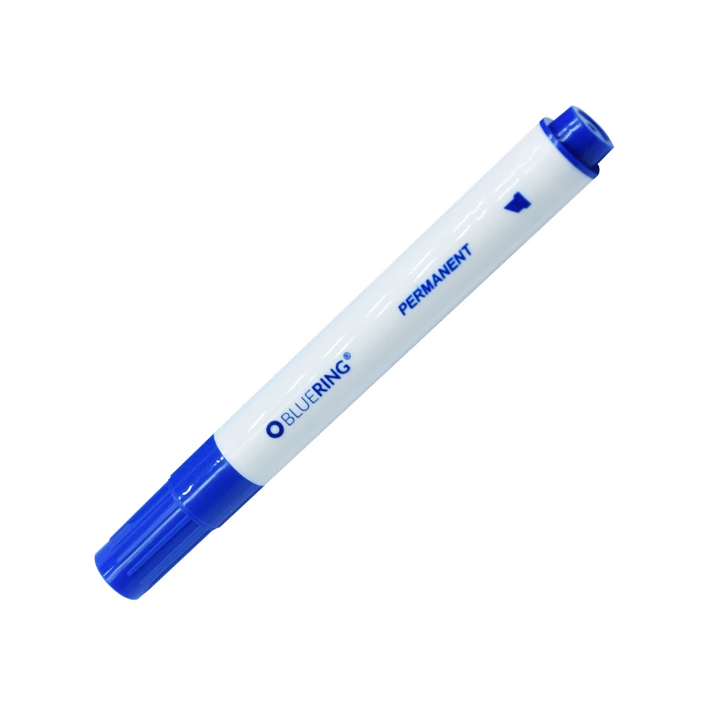Alkoholos marker 1-4mm, vágott végű Bluering® kék - Image 2