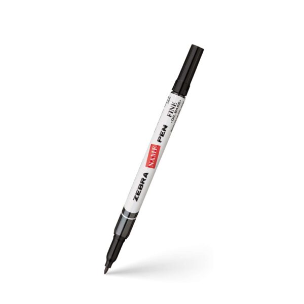 Alkoholos marker 1,5 mm, kúpos Zebra Name Pen Fine írásszín fekete