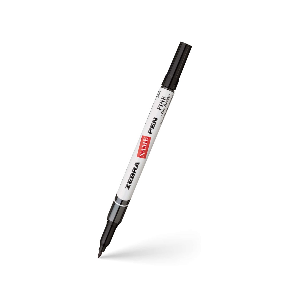 Alkoholos marker 1,5 mm, kúpos Zebra Name Pen Fine írásszín fekete