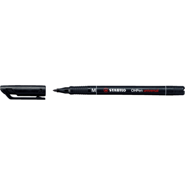Alkoholos marker 1mm, STABILO OHPen M fekete