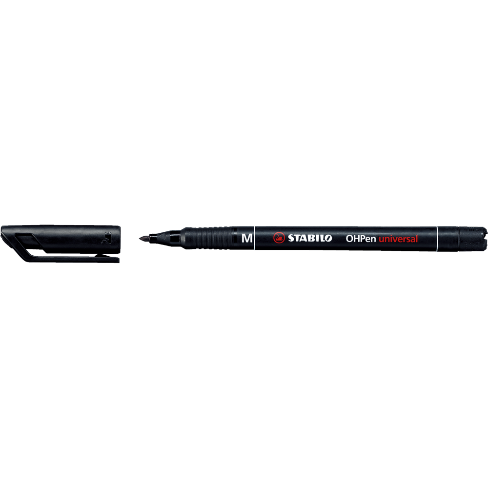 Alkoholos marker 1mm, STABILO OHPen M fekete