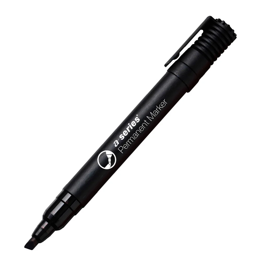 Alkoholos marker 2-5mm, vágott végű A-series fekete