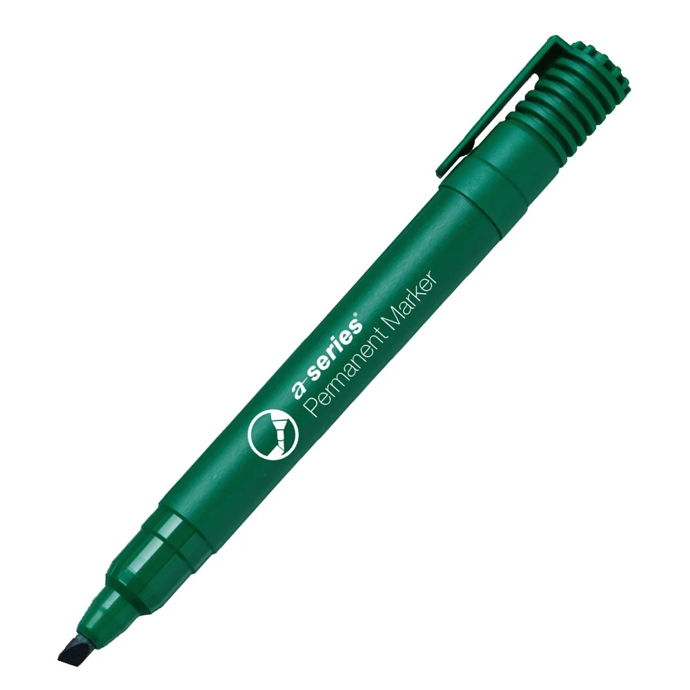 Alkoholos marker 2-5mm, vágott végű A-series zöld
