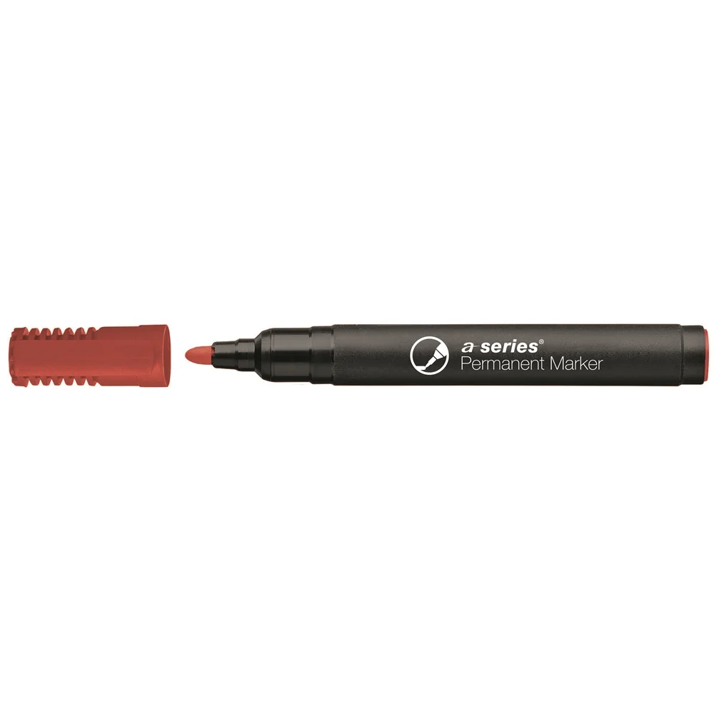 Alkoholos marker 3mm, kerek végű A-series piros