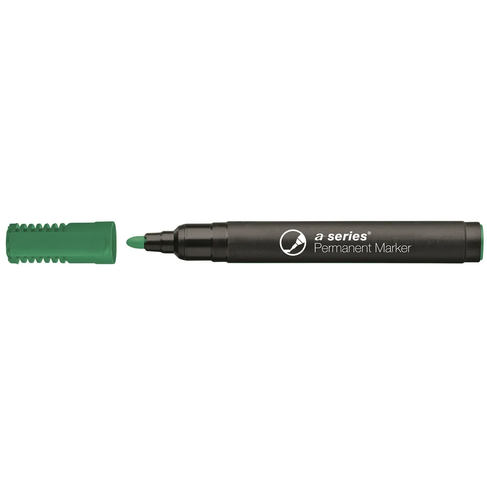 Alkoholos marker 3mm, kerek végű A-series zöld