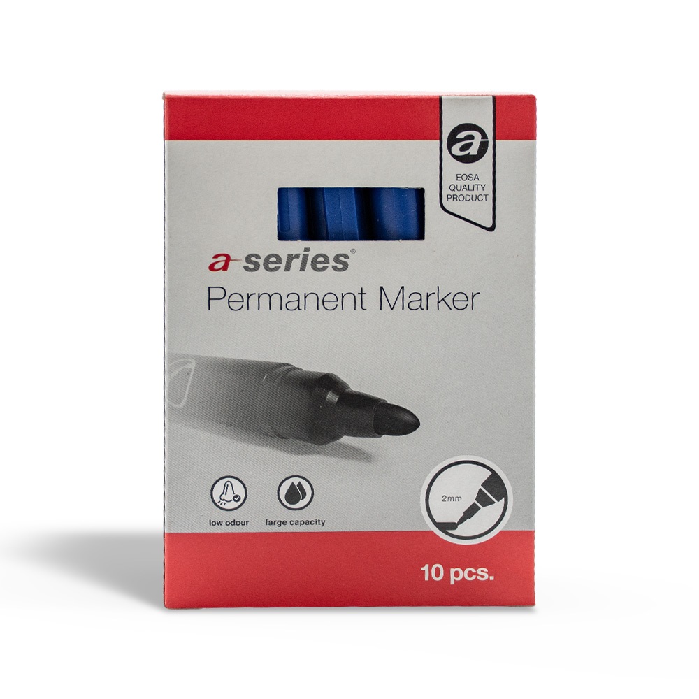 Alkoholos marker 3mm, kerek végű A-series kék - Image 3