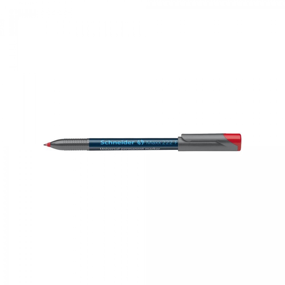 Alkoholos marker OHP 0,7mm tűhegyű Schneider Maxx 222 F piros - Image 2
