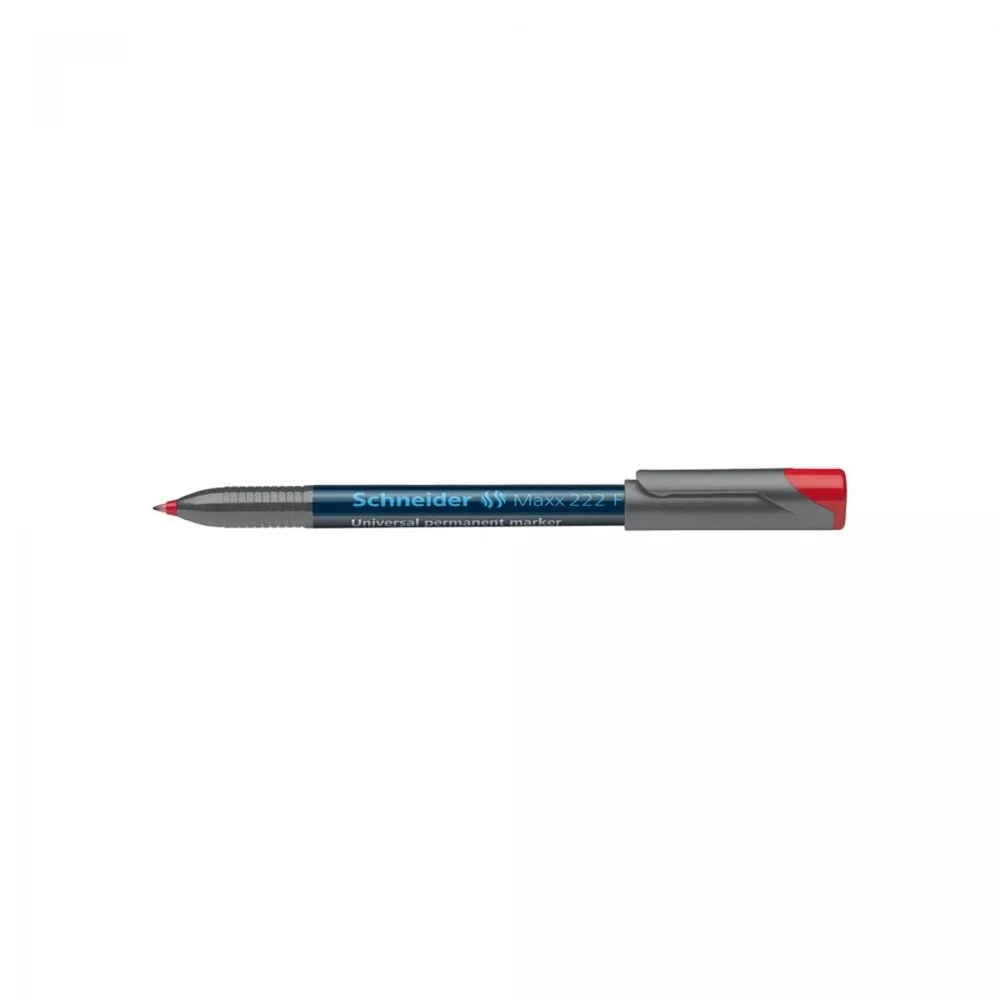 Alkoholos marker OHP 0,7mm tűhegyű Schneider Maxx 222 F piros - Image 2