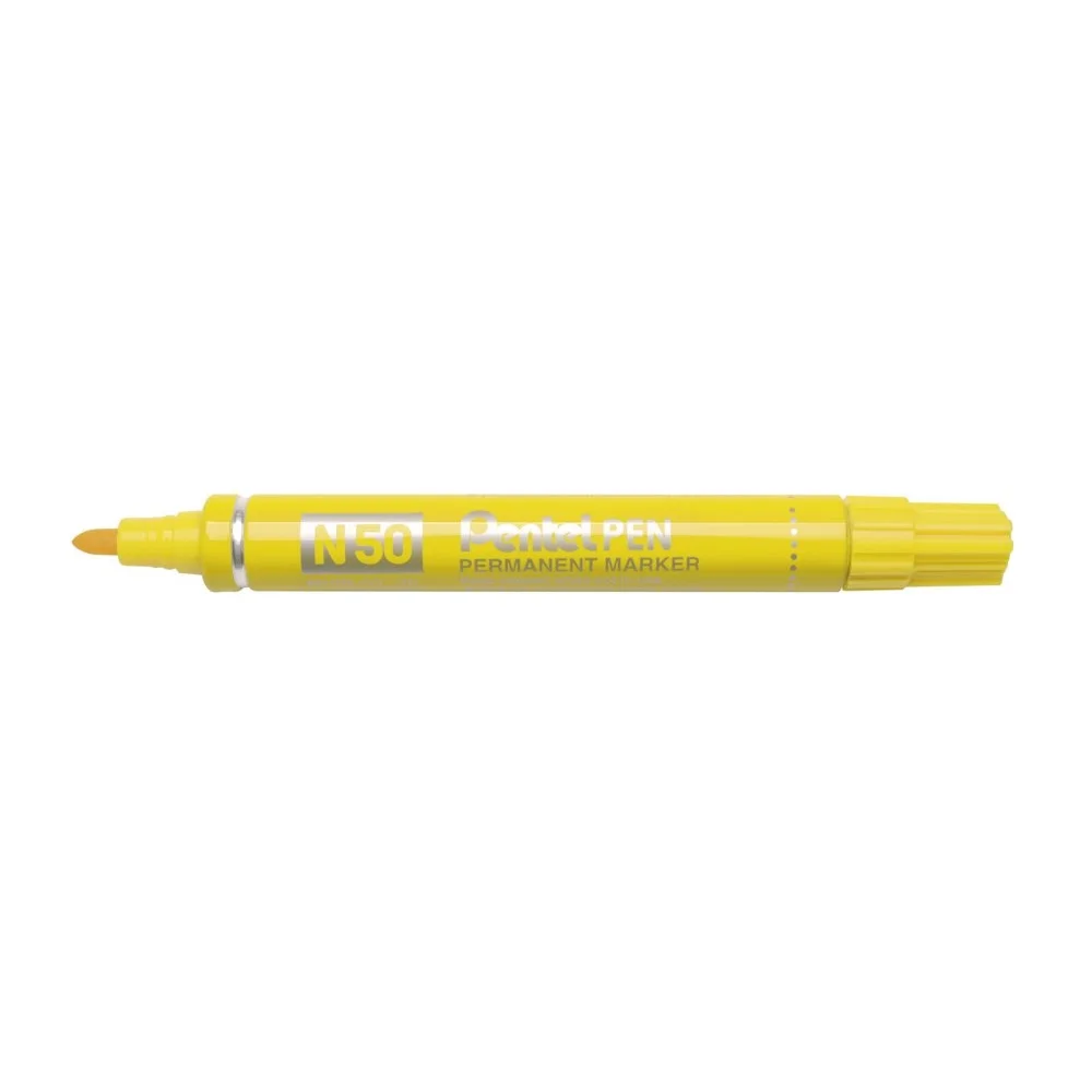 Alkoholos marker fém testű 4,3mm kerek hegyű N50-GE Pentel Extreme citrom - Image 2
