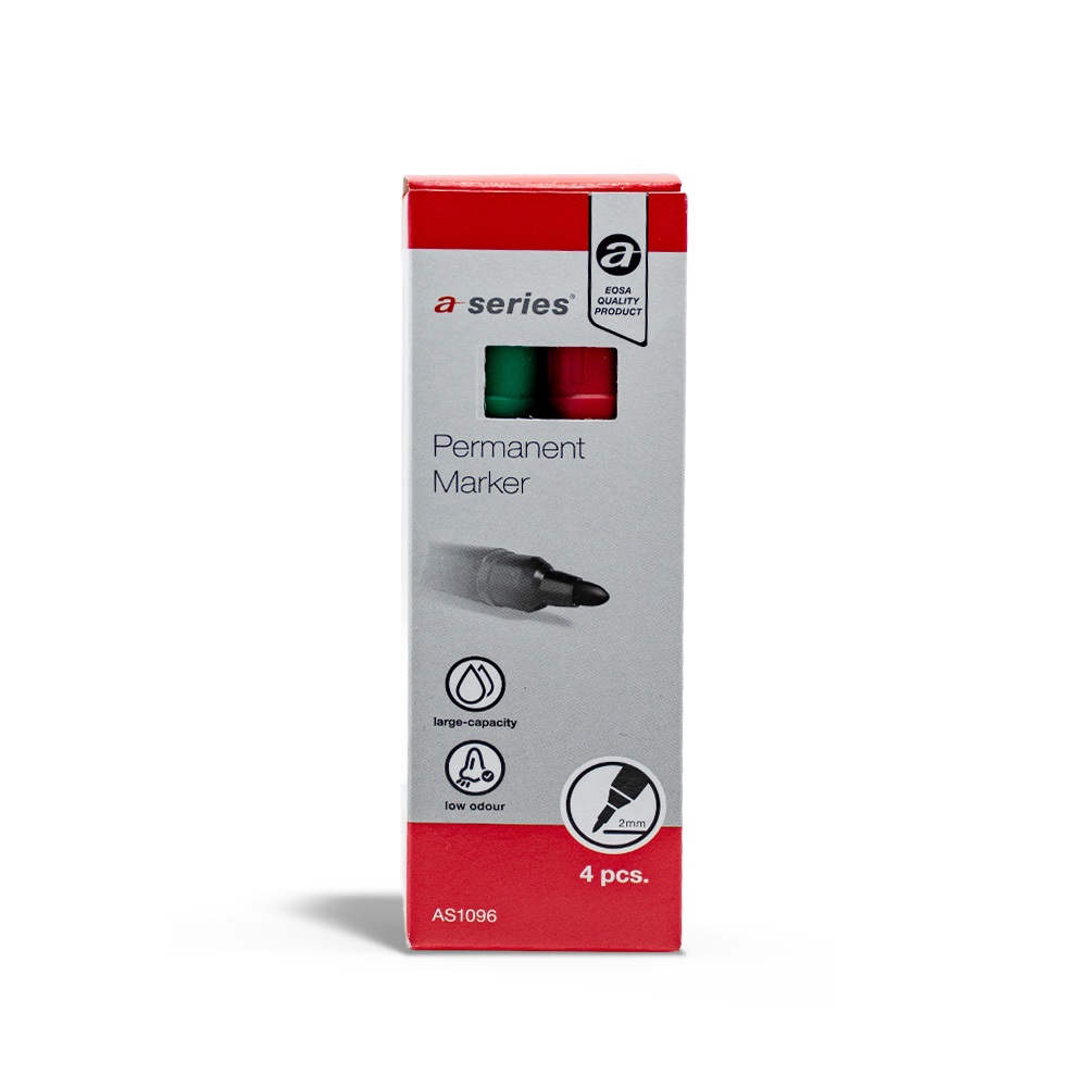 Alkoholos marker készlet, 3mm, kerek hegyű 4-es készlet A-series - Image 2