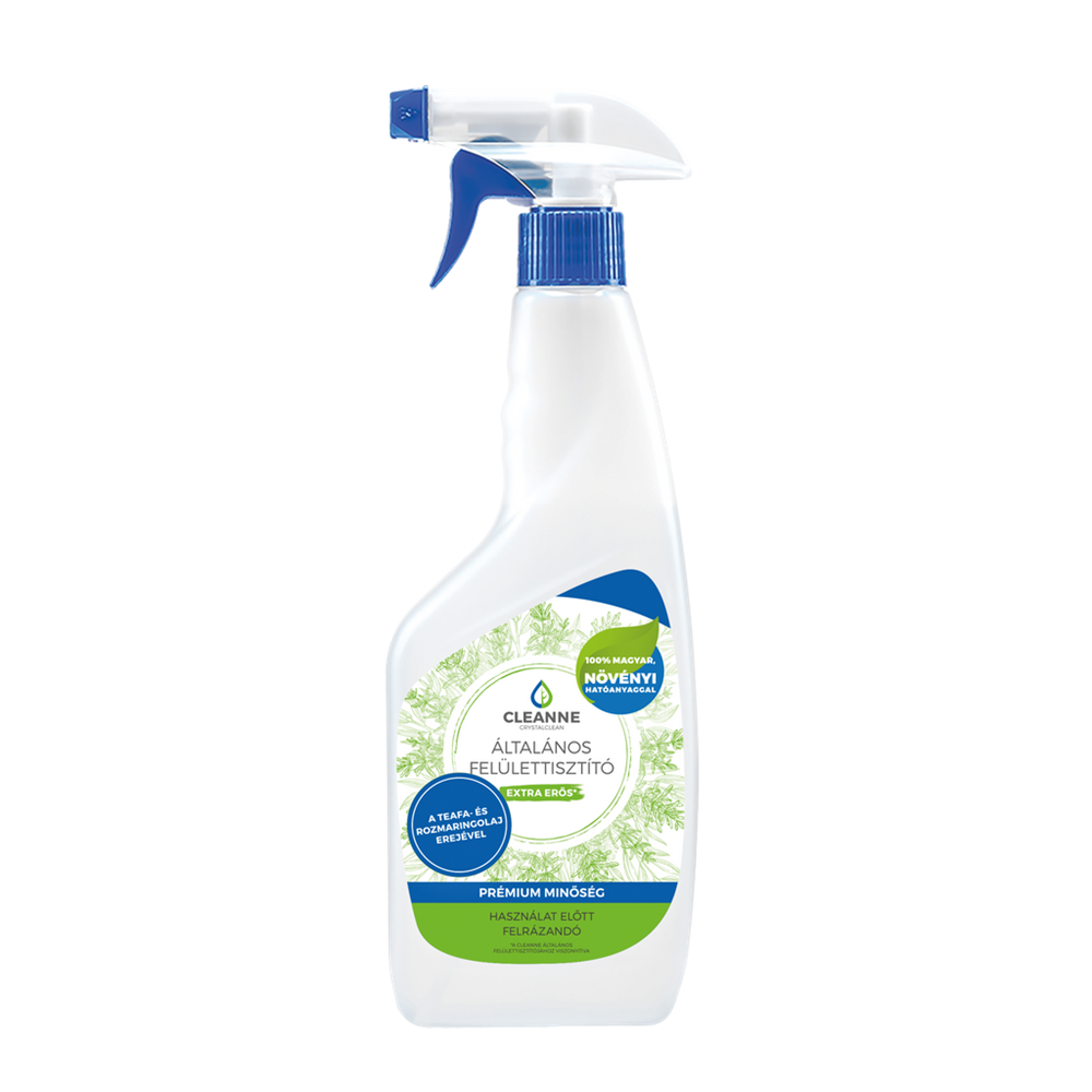 Általános felülettisztító extra erős szórófejes 500 ml teafaolajjal Cleanne_Környezetbarát
