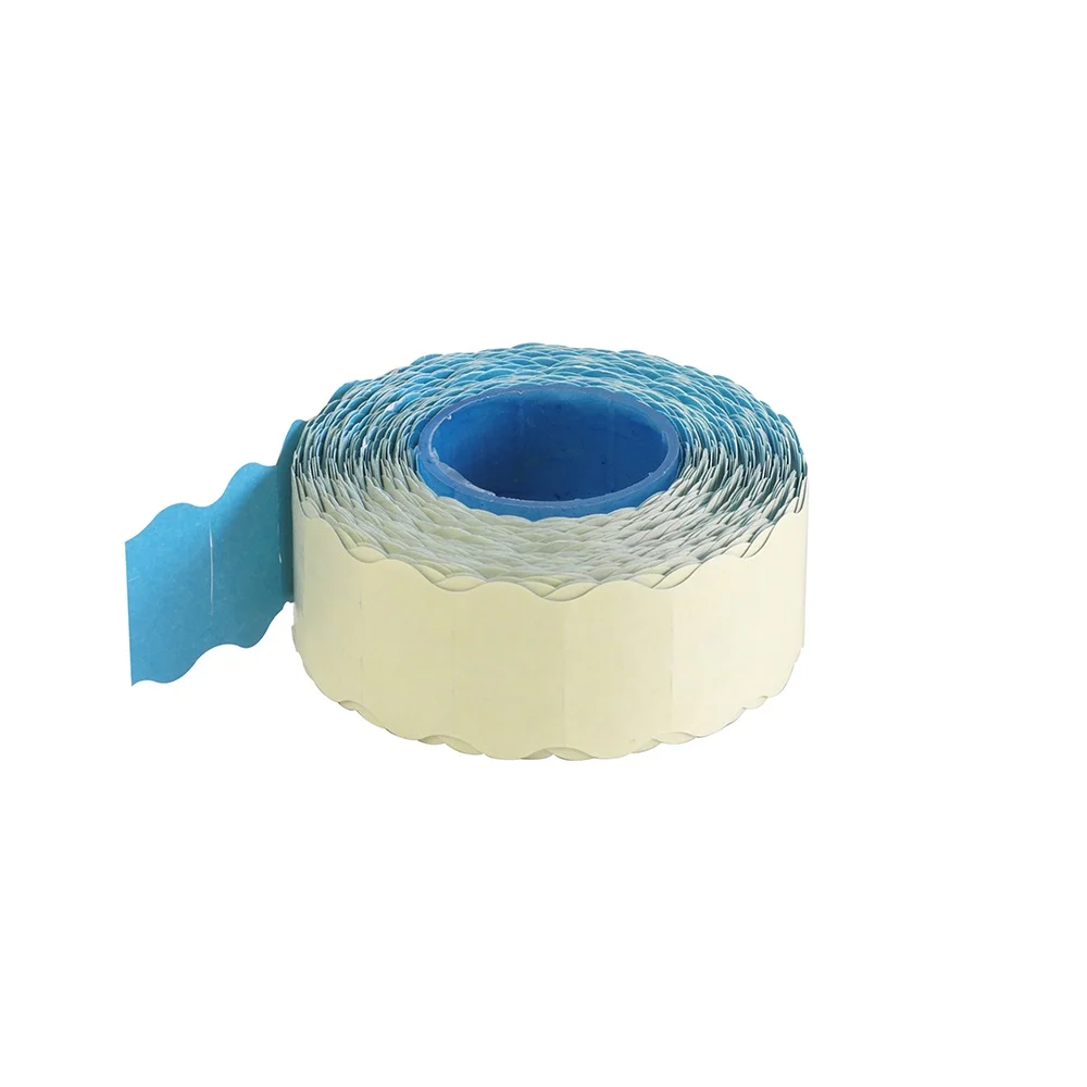 Árazószalag 22x12mm, stancolt 10 tekercs/csomag, kék