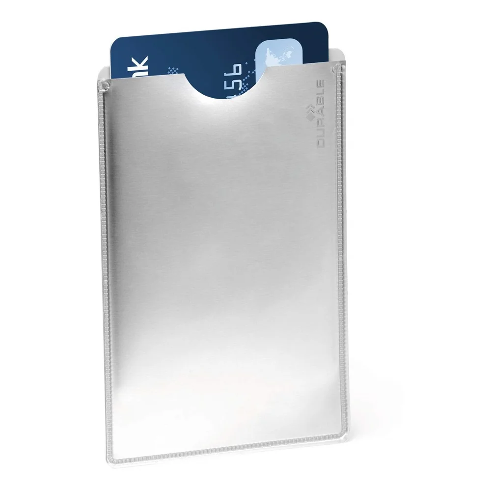 Bankkártya tok 54x86mm, 1 db-os RFID védelem 10 db/csomag, Durable - Image 2