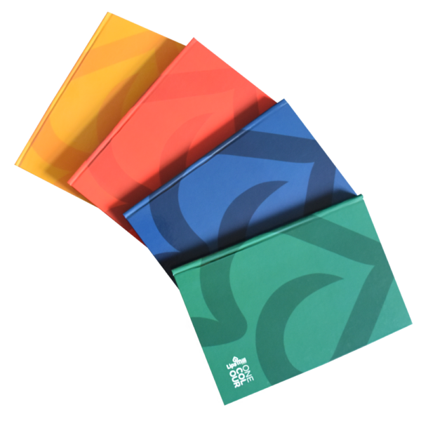 Beírókönyv A4, 192lap, keményfedeles egyszínű ABC regiszteres Lipa Mill vonalas