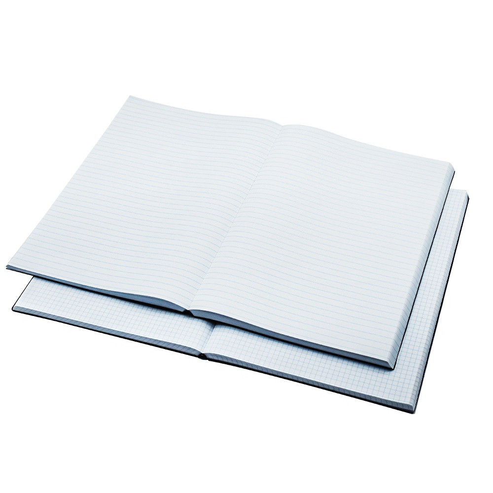 Beírókönyv A4, 200lap fekete PVC borító Bluering® vonalas - Image 3