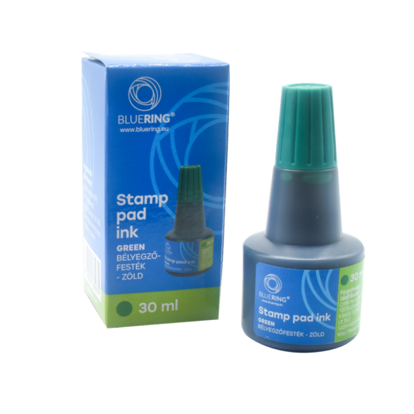 Bélyegzőfesték 30ml, Bluering® Flower zöld