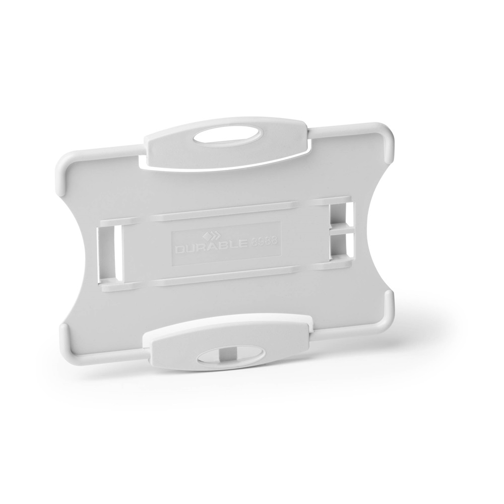 Biztonsági kártyatartó 1 kártyához Durable Eco szürke 10 db/csom - Image 2