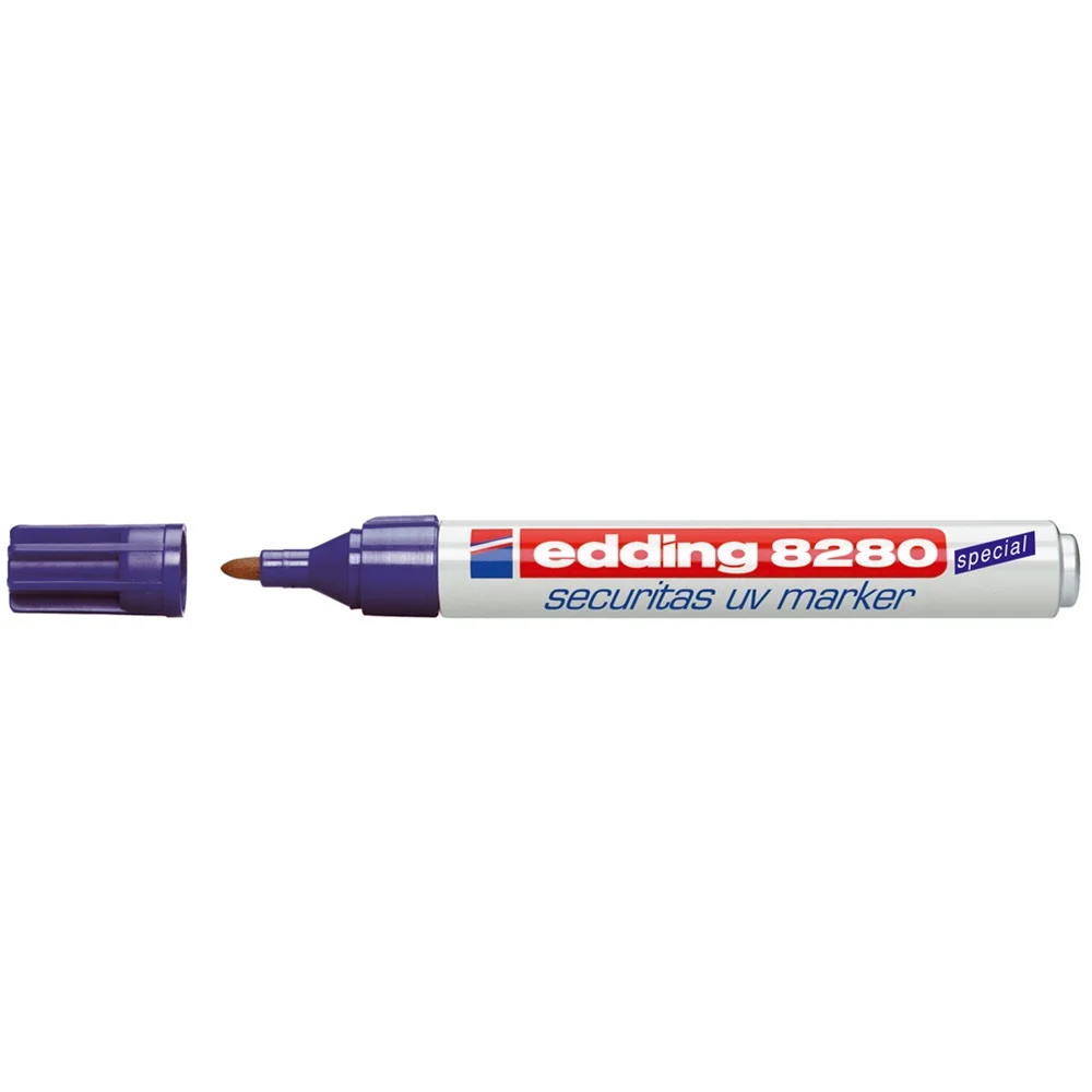 Biztonsági marker UV 1,5-3mm, kerek Edding 8280 ultraviola - Image 2