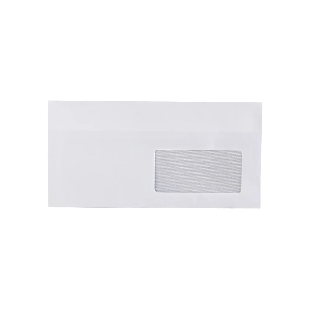 Boríték LA4 öntapadó bélésnyomott jobb ablakos 45x90mm 110x220mm J20A15 Bluering® fehér - Image 2