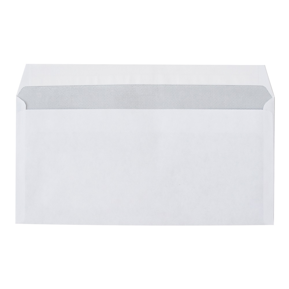 Boríték LA4 szilikonos bélésnyomott jobb ablakos 35x90mm 110x220mm J28A20 Bluering® fehér - Image 2