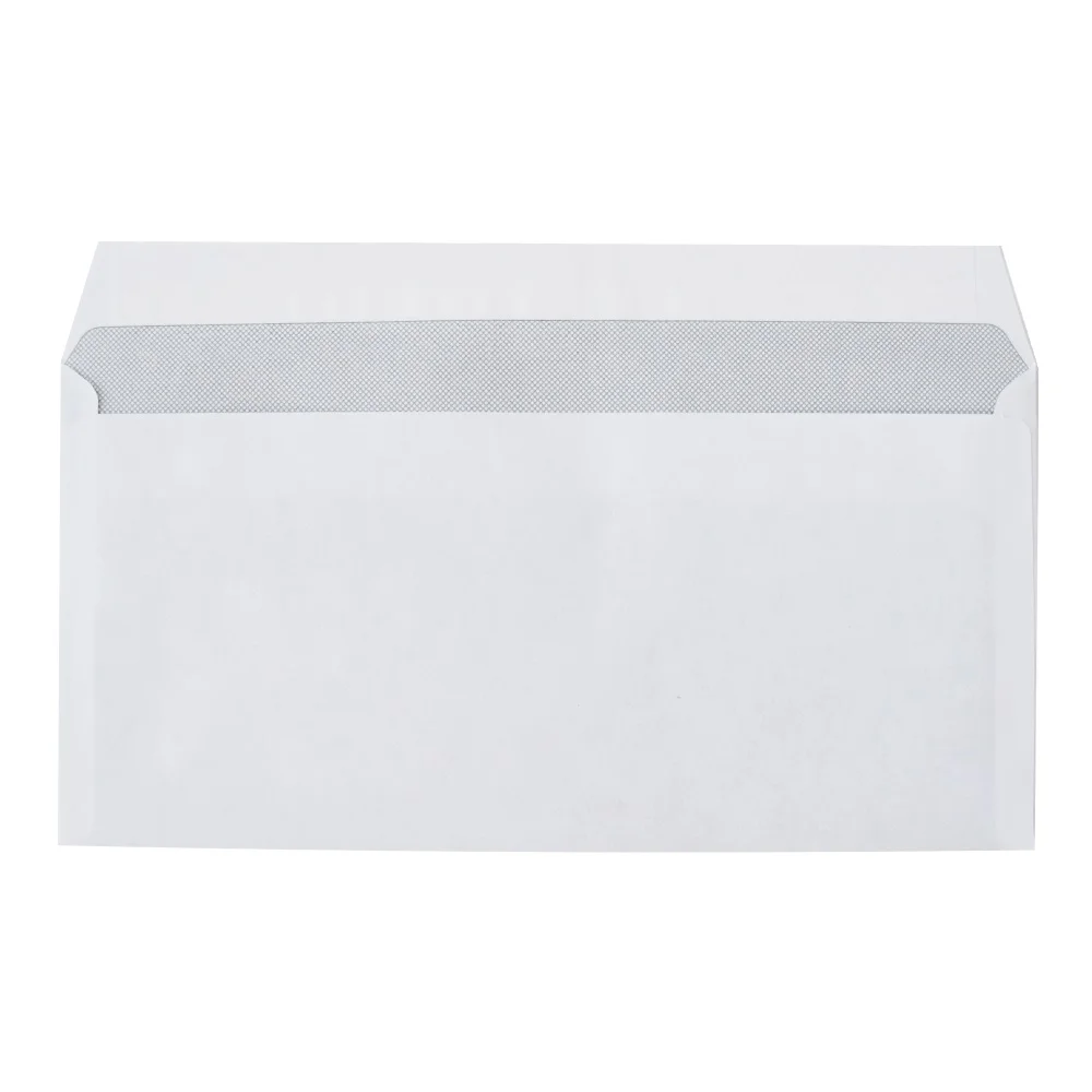 Boríték LA4 szilikonos bélésnyomott jobb ablakos 35x90mm 110x220mm J28A20 Bluering® fehér - Image 2