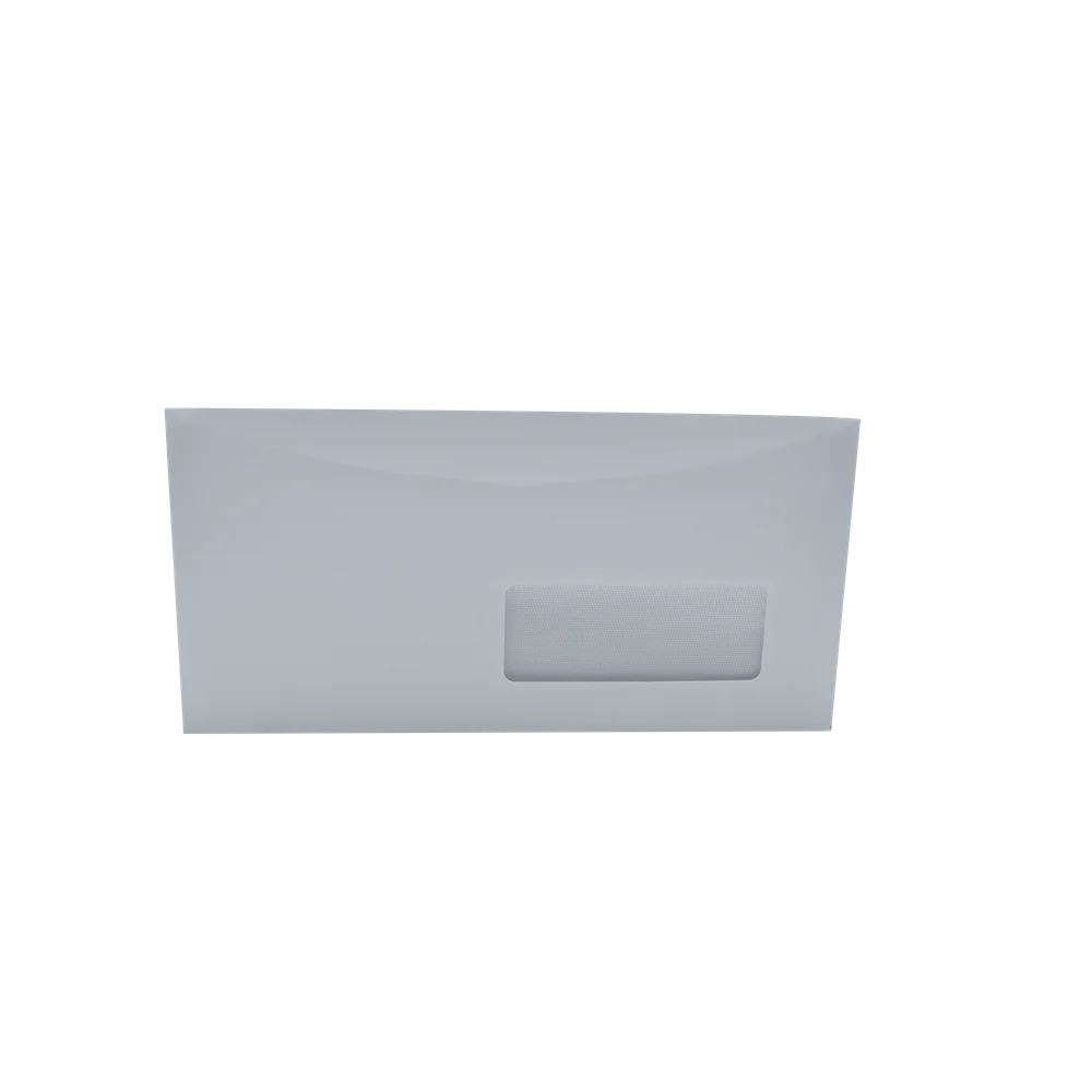 Boríték LC6/5 enyvezett bélésnyomott jobb ablakos 35x90mm, gépi töltéshez, külső füles 114x229mm, J28A20 Bluering®