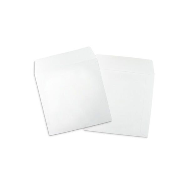 Boríték TCD öntapadó CD/DVD papírtok 125x125mm, 100 db/csomag, Bluering®