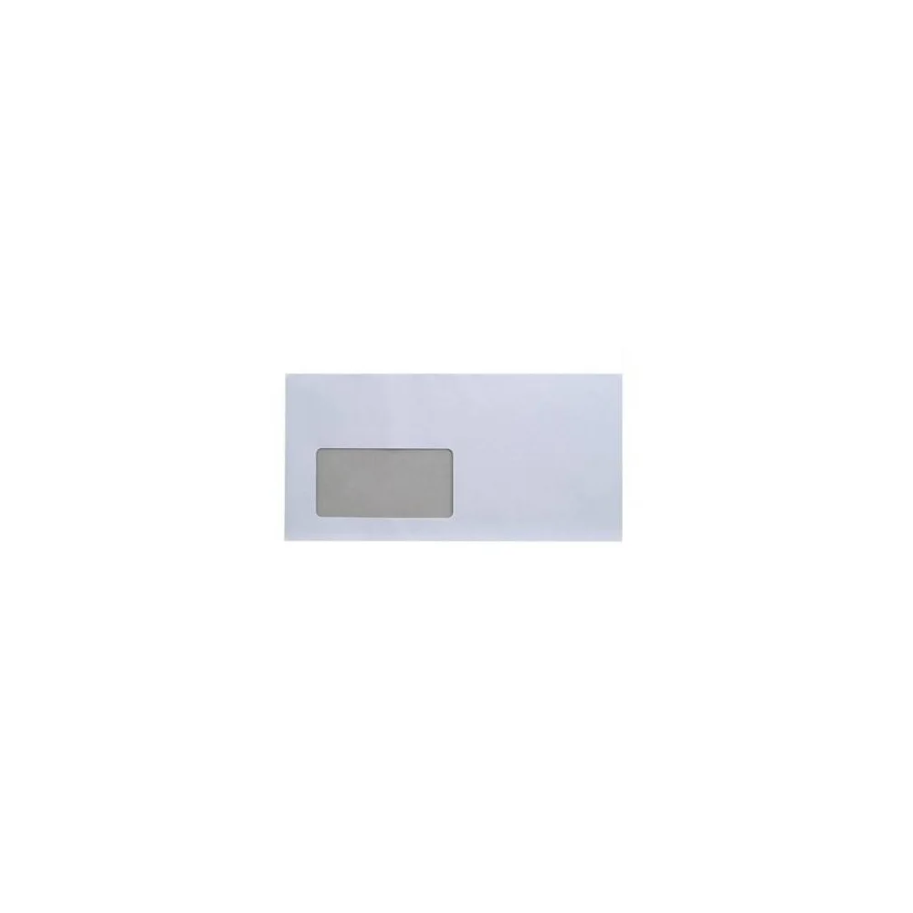 Boríték LC6/5 enyvezett bélésnyomott bal ablakos 45x90mm 114x229mm B20A15 Bluering® fehér - Image 3