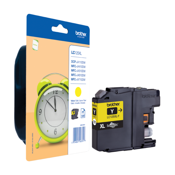 Brother LC125XL tintapatron yellow ORIGINAL