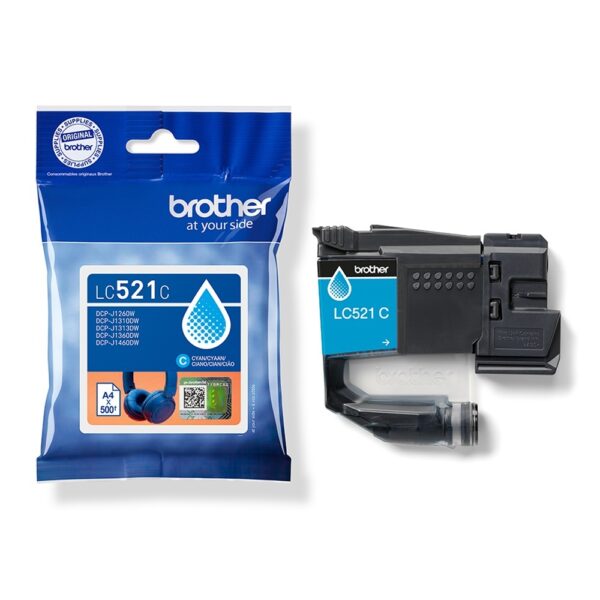 Brother LC521 tintapatron cyan ORIGINAL