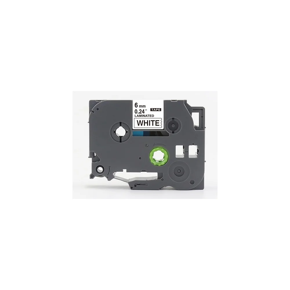 Feliratozógép szalag Brother TZE211 6mm ECO fekete/fehér