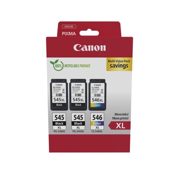 Canon 2x PG545XL + CL546XL tintapatron multipack ORIGINAL