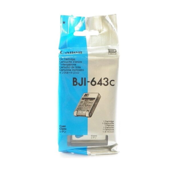 Canon BJI643 tintapatron cyan ORIGINAL leértékelt