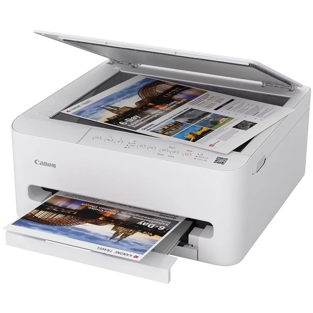 Nyomtató Canon Pixma TS4150I színes tintasugaras multifunkciós  fehér