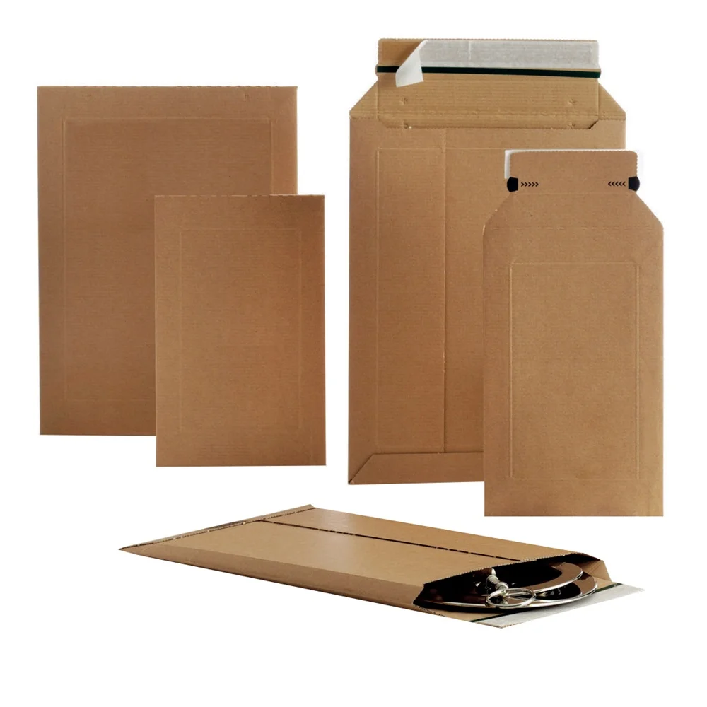 Csomagküldő webshop hullámkarton tasak A2, 414x570mm/434x585mm E-Flute - Image 2