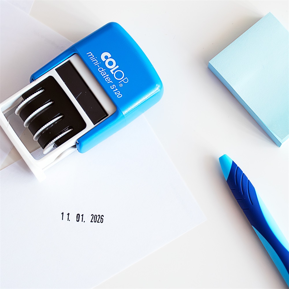 Dátumbélyegző S 120 Mini Dátum, fordított dátum számmal - Image 2