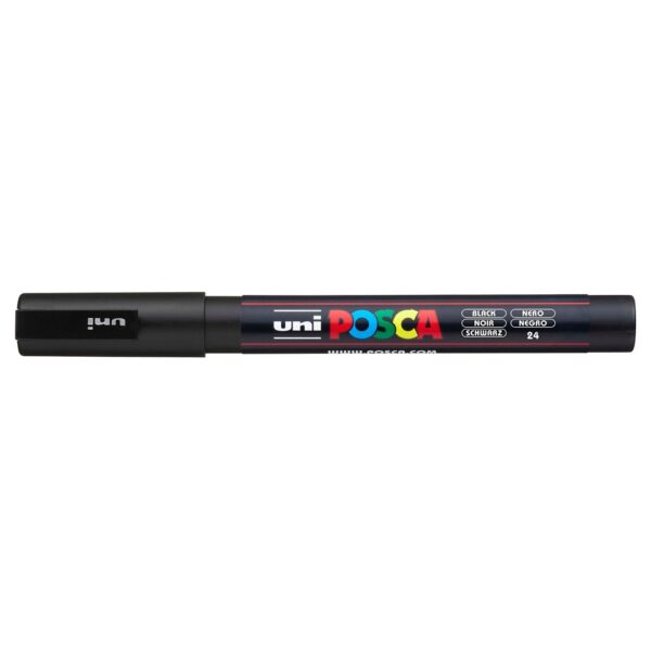 Dekormarker 0,9-1,3mm, Uni Posca PC-3M fekete