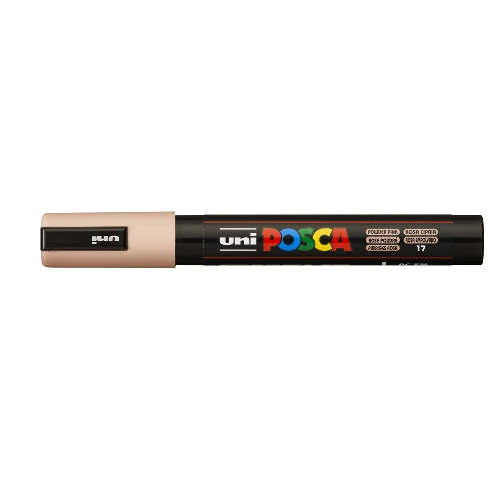 Dekormarker 1,8-2,5mm, Uni Posca PC-5M púder rózsaszín