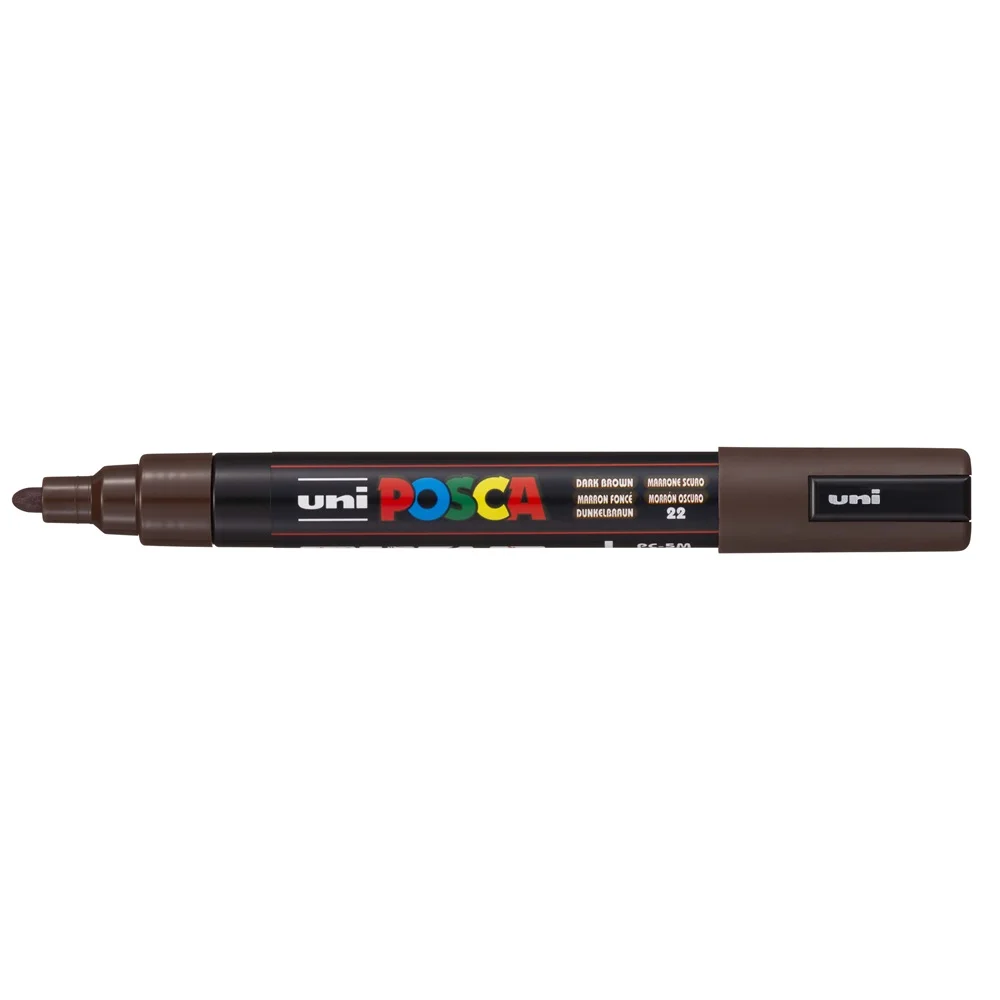 Dekormarker 1,8-2,5mm, Uni Posca PC-5M sötétbarna - Image 2