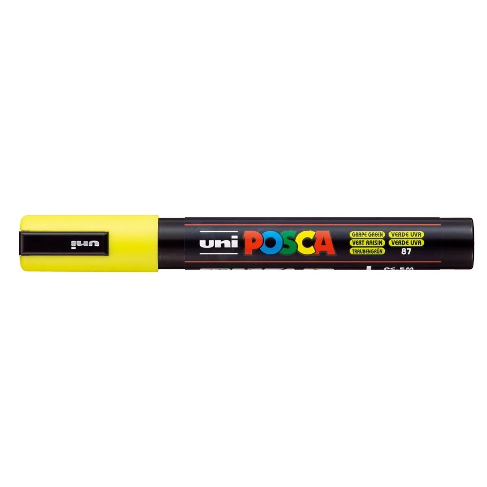Dekormarker 1,8-2,5mm, Uni Posca PC-5M szőlőzöld