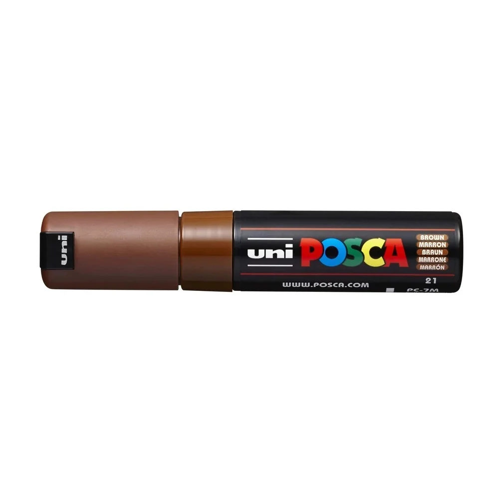 Dekormarker 4,5-5,5mm, Uni-Posca PC-7M barna